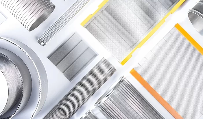 Adjust the parameters of steel. woven, and harp screens